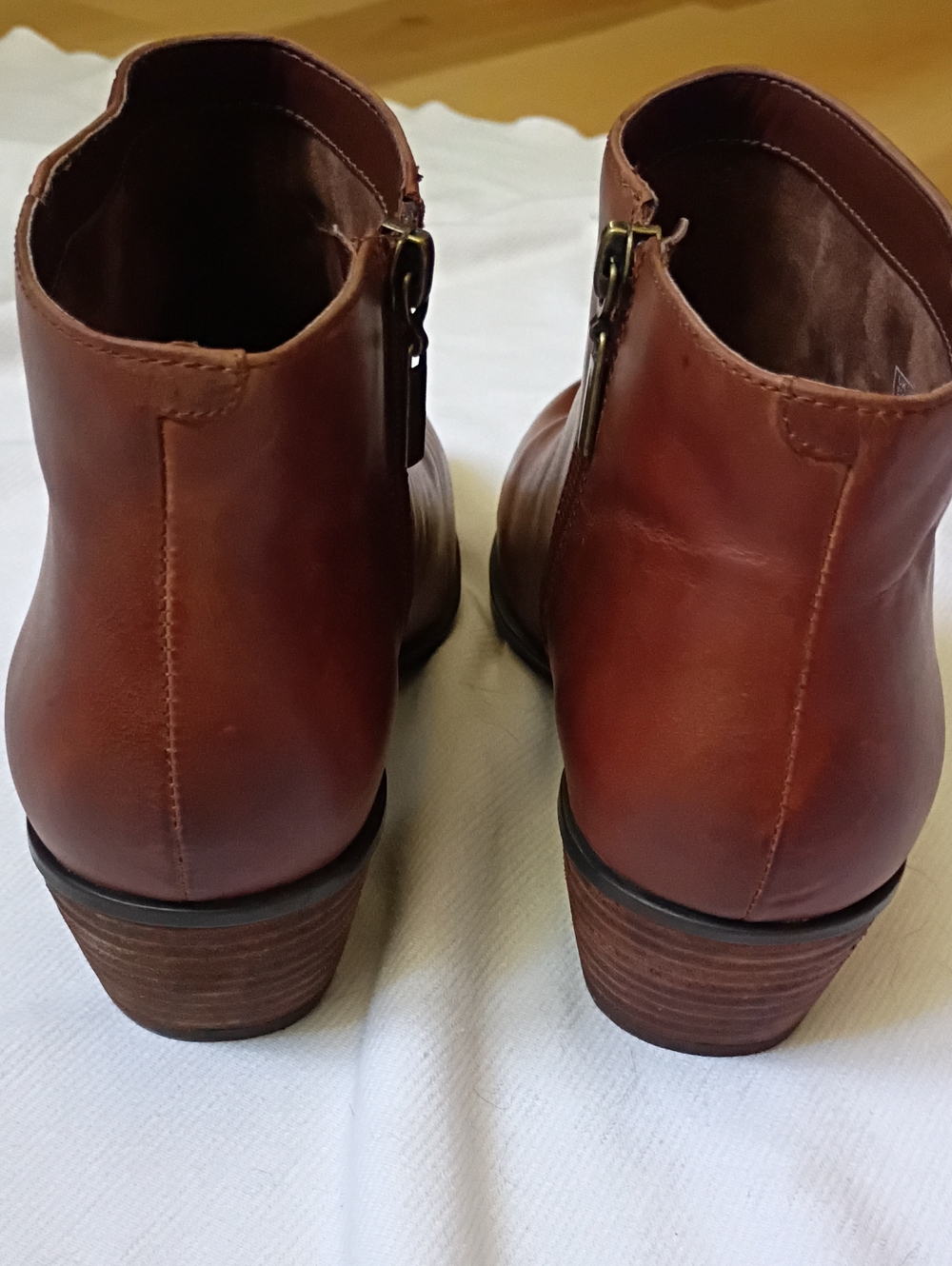 Clark's ArtisanBrown Leather Ankle Boots - Picture 5 of 8